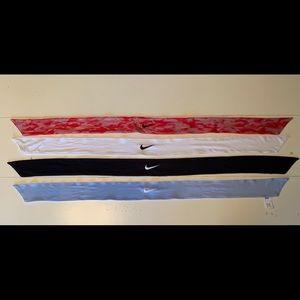 4 Nike tie headbands.